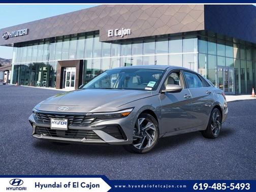 Gray 2025 Hyundai ELANTRA Limited
