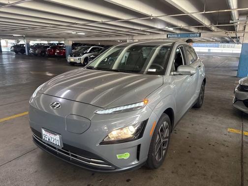 Gray 2023 Hyundai KONA EV SE