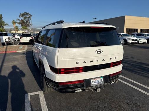 White 2025 Hyundai SANTA FE Calligraphy