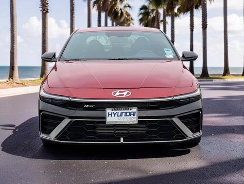 Red 2025 Hyundai ELANTRA N Line
