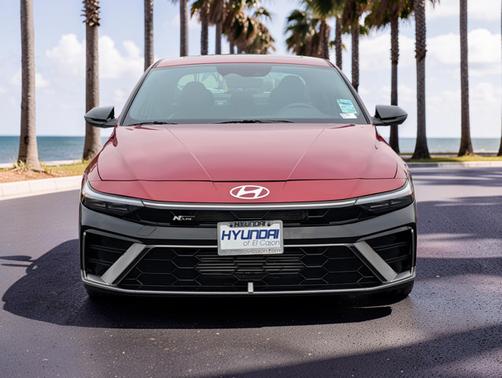 Red 2025 Hyundai ELANTRA N Line