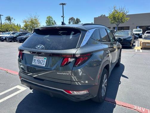 Gray 2024 Hyundai TUCSON Hybrid Blue