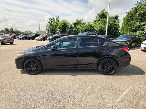 Black 2013 Honda Civic LX