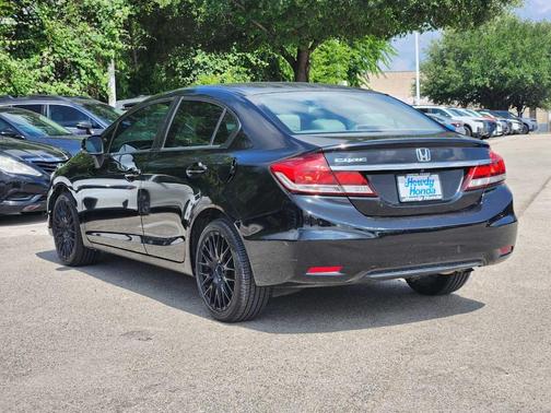 Black 2013 Honda Civic LX