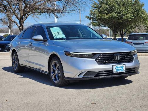 Solar Silver Metallic 2026 Honda Accord Hybrid EX-L