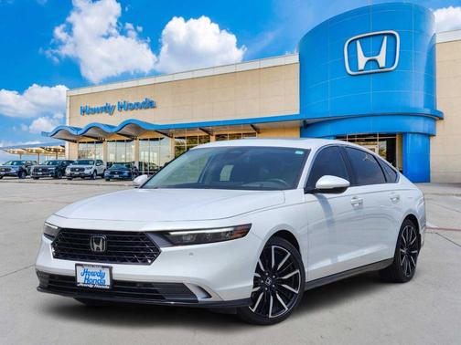 Platinum White Pearl 2023 Honda Accord Hybrid Touring