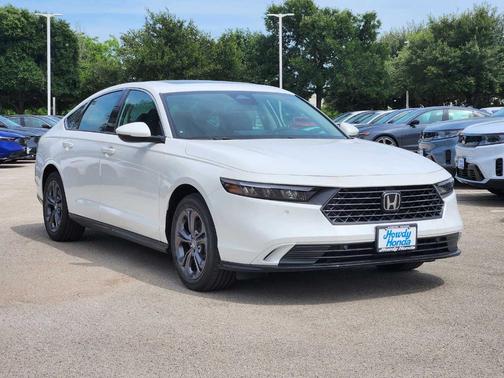 Platinum White Pearl 2026 Honda Accord Hybrid EX-L
