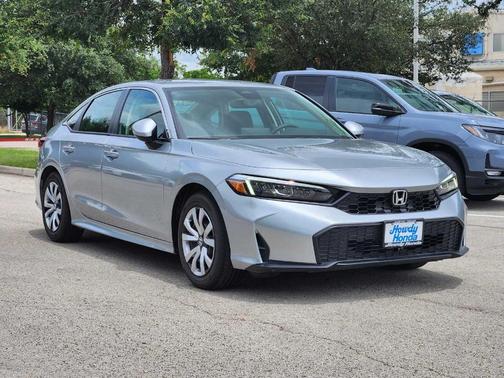 Solar Silver Metallic 2026 Honda Civic LX