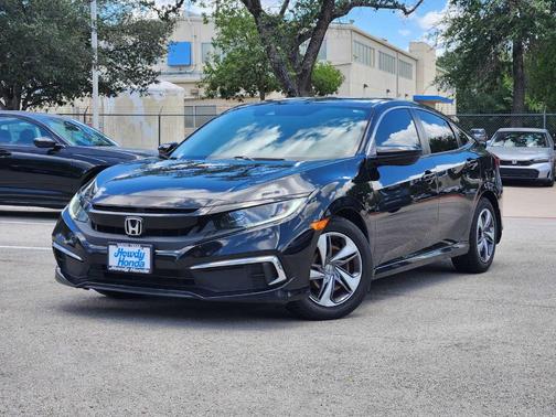 Crystal Black Pearl 2020 Honda Civic LX