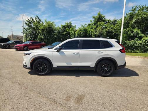 Platinum White Pearl 2024 Honda CR-V Hybrid Sport-L