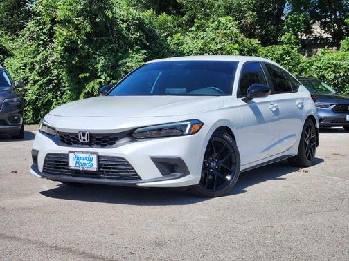 Platinum White Pearl 2024 Honda Civic Sport