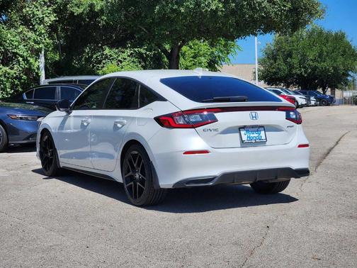 Platinum White Pearl 2024 Honda Civic Sport