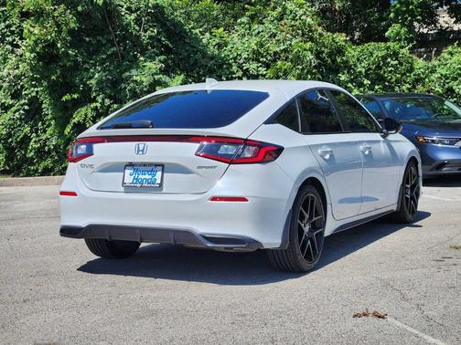 Platinum White Pearl 2024 Honda Civic Sport