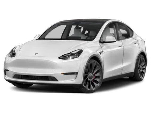 Gray 2021 Tesla Model Y Performance