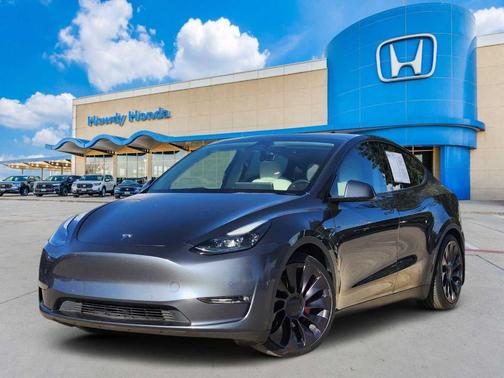 Gray 2021 Tesla Model Y Performance