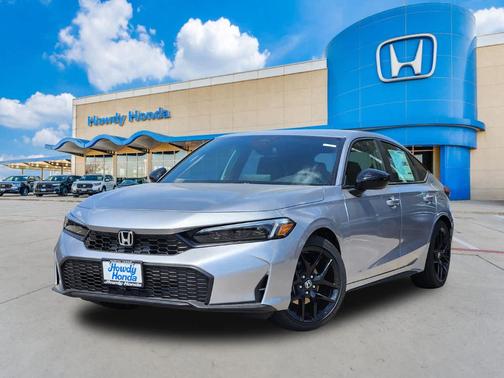 Solar Silver Metallic 2026 Honda Civic Sport