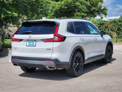 Platinum White Pearl 2024 Honda CR-V Hybrid Sport