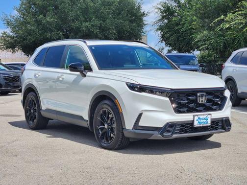 Platinum White Pearl 2024 Honda CR-V Hybrid Sport