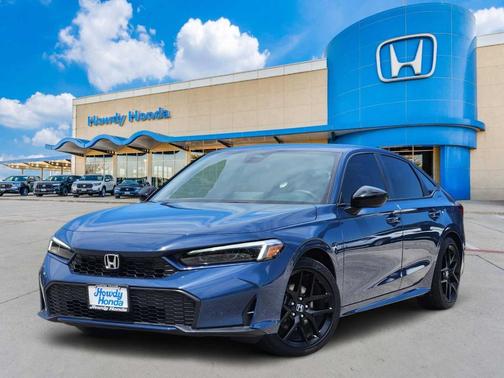 Blue Lagoon 2025 Honda Civic Hybrid