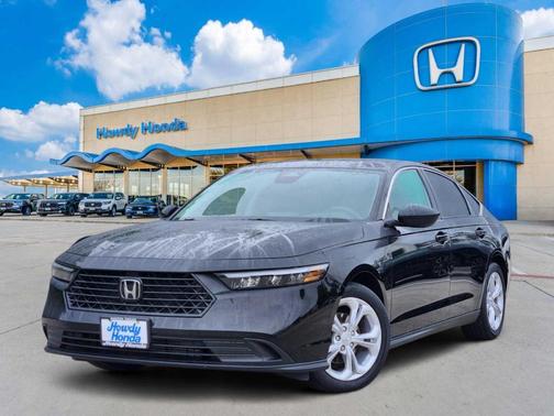 Crystal Black Pearl 2024 Honda Accord LX