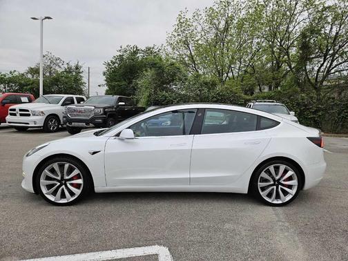 White 2019 Tesla Model 3 Long Range