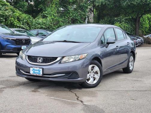 Gray 2013 Honda Civic LX