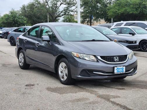 Gray 2013 Honda Civic LX
