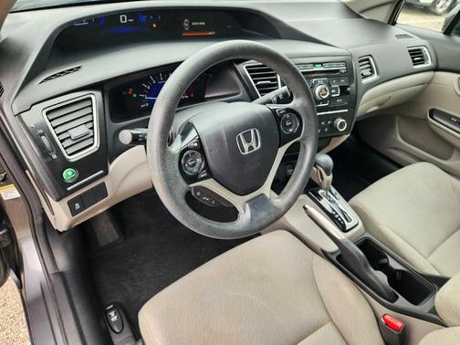Gray 2013 Honda Civic LX