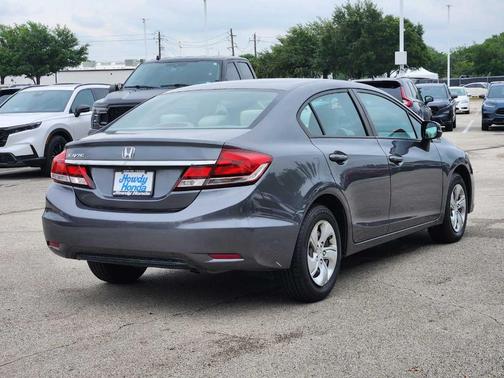 Gray 2013 Honda Civic LX