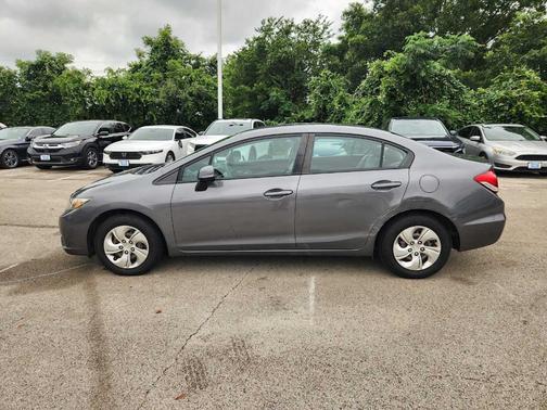 Gray 2013 Honda Civic LX