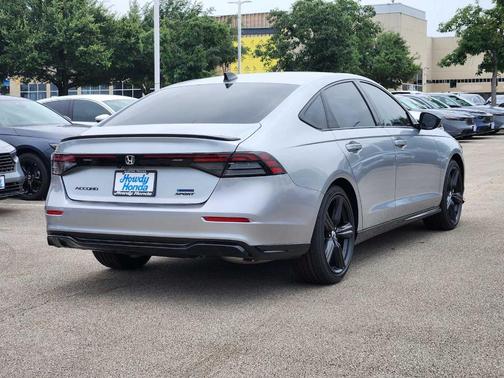 Solar Silver Metallic 2026 Honda Accord Hybrid Sport-L