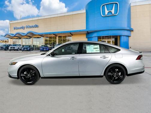 Solar Silver Metallic 2026 Honda Accord Hybrid Sport-L