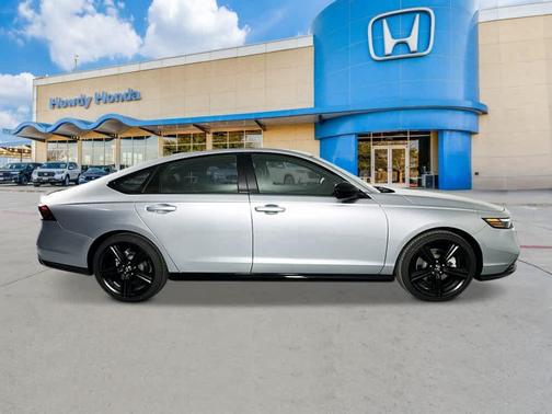 Solar Silver Metallic 2026 Honda Accord Hybrid Sport-L