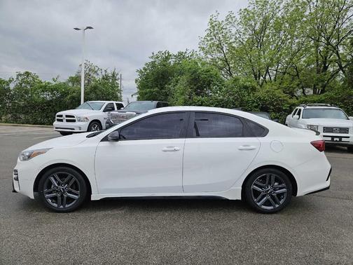 Clear White 2021 Kia Forte GT-Line