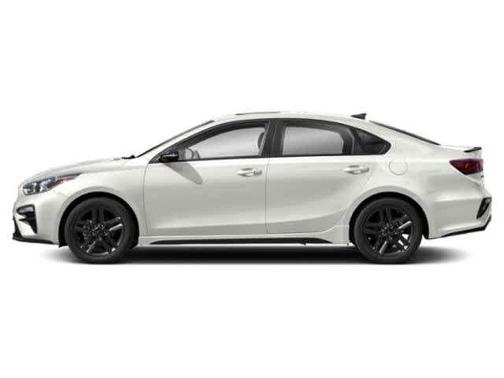 Clear White 2021 Kia Forte GT-Line