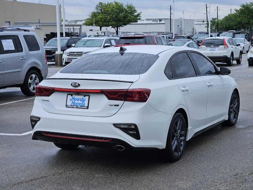 Clear White 2021 Kia Forte GT-Line