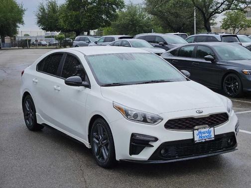 Clear White 2021 Kia Forte GT-Line
