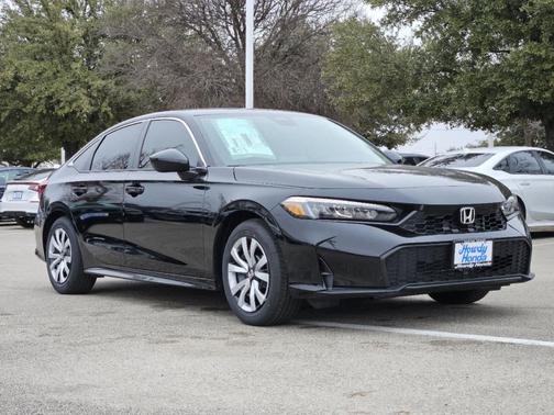 Crystal Black Pearl 2026 Honda Civic LX