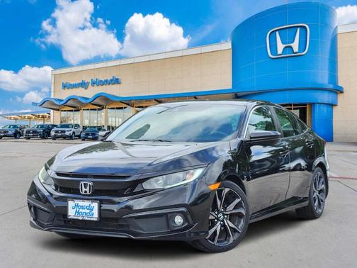 Crystal Black Pearl 2020 Honda Civic Sport