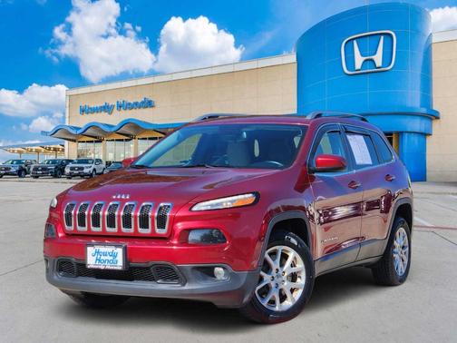 Deep Cherry Red Crystal Pearlcoat 2017 Jeep Cherokee Latitude