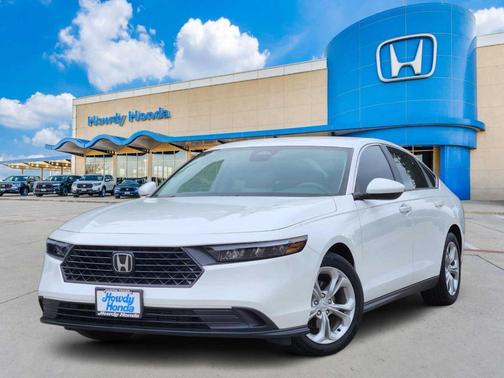 Platinum White Pearl 2024 Honda Accord LX