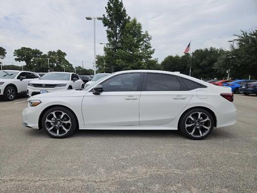 Platinum White Pearl 2026 Honda Civic Hybrid TOURING