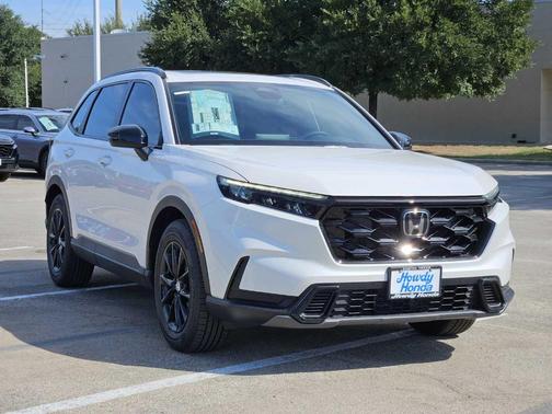 Platinum White Pearl 2026 Honda CR-V Hybrid Sport