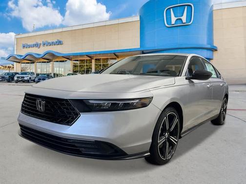 Solar Silver Metallic 2026 Honda Accord Hybrid Sport