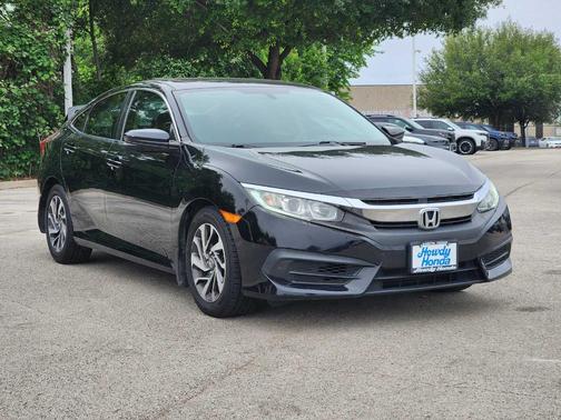 Black 2016 Honda Civic EX