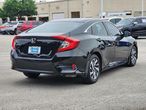 Black 2016 Honda Civic EX