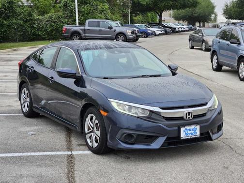 Blue 2017 Honda Civic LX
