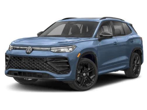 Monterey Blue Pearl 2025 Volkswagen Tiguan 2.0T SE R-Line Black