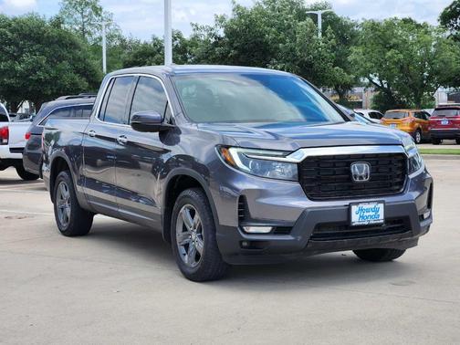 Modern Steel Metallic 2023 Honda Ridgeline RTL-E