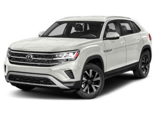 Pure White 2021 Volkswagen Atlas Cross Sport 2.0T SE w/Technology